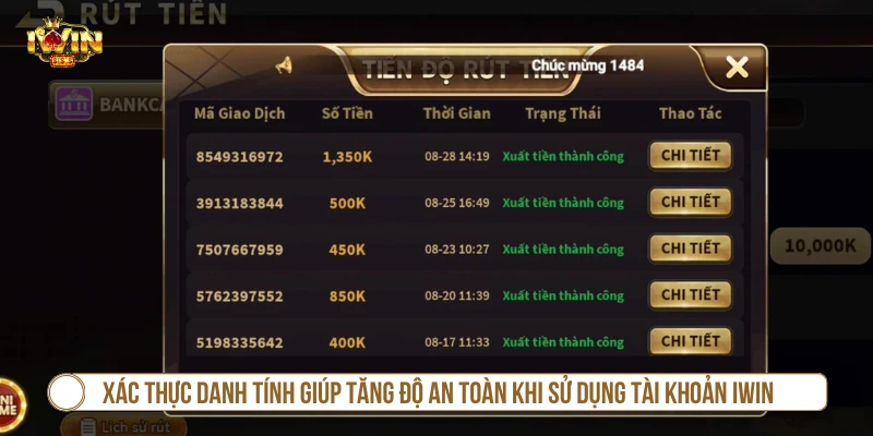 Xác Thực Danh Tính IWIN - Quy Trình Và Sai Lầm Khi Thao Tác Xác thực danh tính giúp tăng độ an toàn khi sử dụng tài khoản IWIN